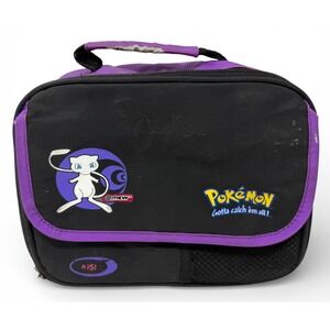 Vintage Pokemon Mew #151 Fabric Travel Card Carrying Case Pyramid 1999 2000